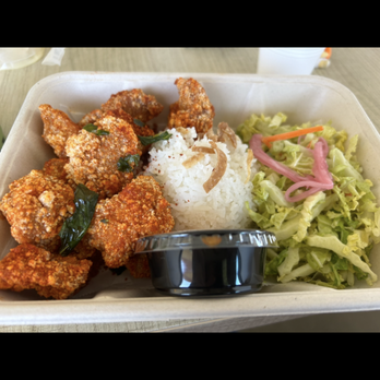 Bopomofo Cafe - Spicy Popcorn Chicken Bento - Bubble Tea Near Me - San Gabriel, California Bopomofo Cafe - Spicy Popcorn Chicken Bento - Bubble Tea Near Me - San Gabriel, California