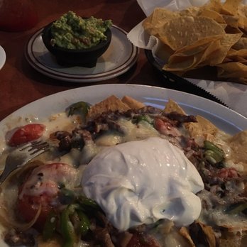 Serranos Mexican Grill - Fajita steak meat nachos - Mexican Near Me - Conway, Arkansas
