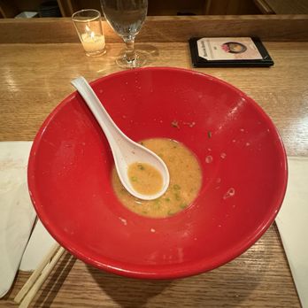 IPPUDO Westside - Finished bowl of ramen - Ramen Near Me - New York, New York