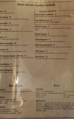 Menu photo 2 Piazza Sorrento Hershey, PA