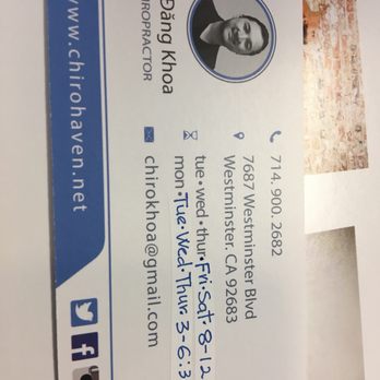 Chiro Haven - Chiropractors Near Me - Westminster, California