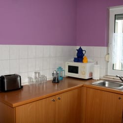 Ferienwohnung Kunterbunt - Küche
