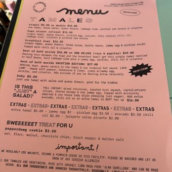 Yo También Cantina - Photo 3: Menu 1 of 2 - Cafes Near Me - San Francisco, California
