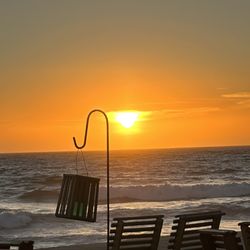 The Green Room - Sunset from dining area