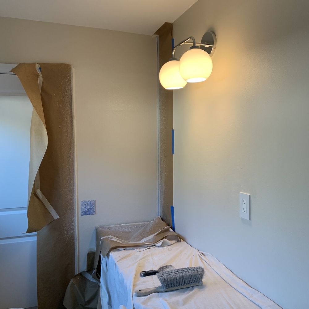 DelPozo Drywall - Patch over old medicine cabinet hole. - Drywall Installation & Repair Near Me - Irvine, California DelPozo Drywall - Patch over old medicine cabinet hole. - Drywall Installation & Repair Near Me - Irvine, California