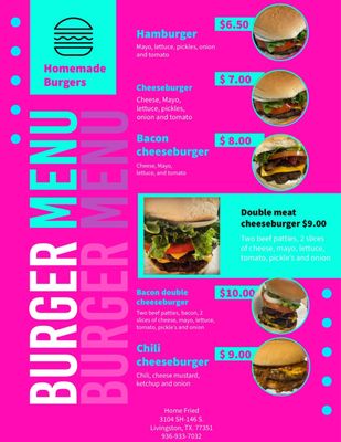 Menu photo 7 Home Fried Livingston, TX