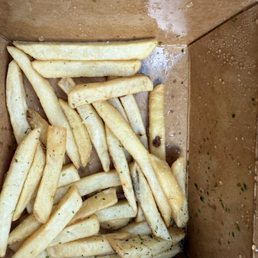 Soggy fries.