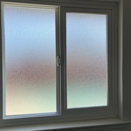New glass after replacement New glass after replacement