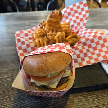 Hole In the Wall Burger - Spicy Burger with fries - Burgers Near Me - Lake Forest, California Hole In the Wall Burger - Spicy Burger with fries - Burgers Near Me - Lake Forest, California