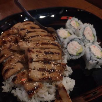 Masa Sushi - Half n half chicken teriyaki with cali roll - Sushi Bars Near Me - Gilbert, Arizona