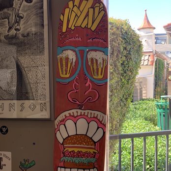 Grinderz - wall decoration - Burgers Near Me - Huntington Beach, California