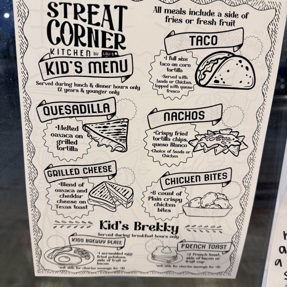 Street Corner Kitchen - Kids menu - Mexican Near Me - Corpus Christi, Texas Street Corner Kitchen - Kids menu - Mexican Near Me - Corpus Christi, Texas