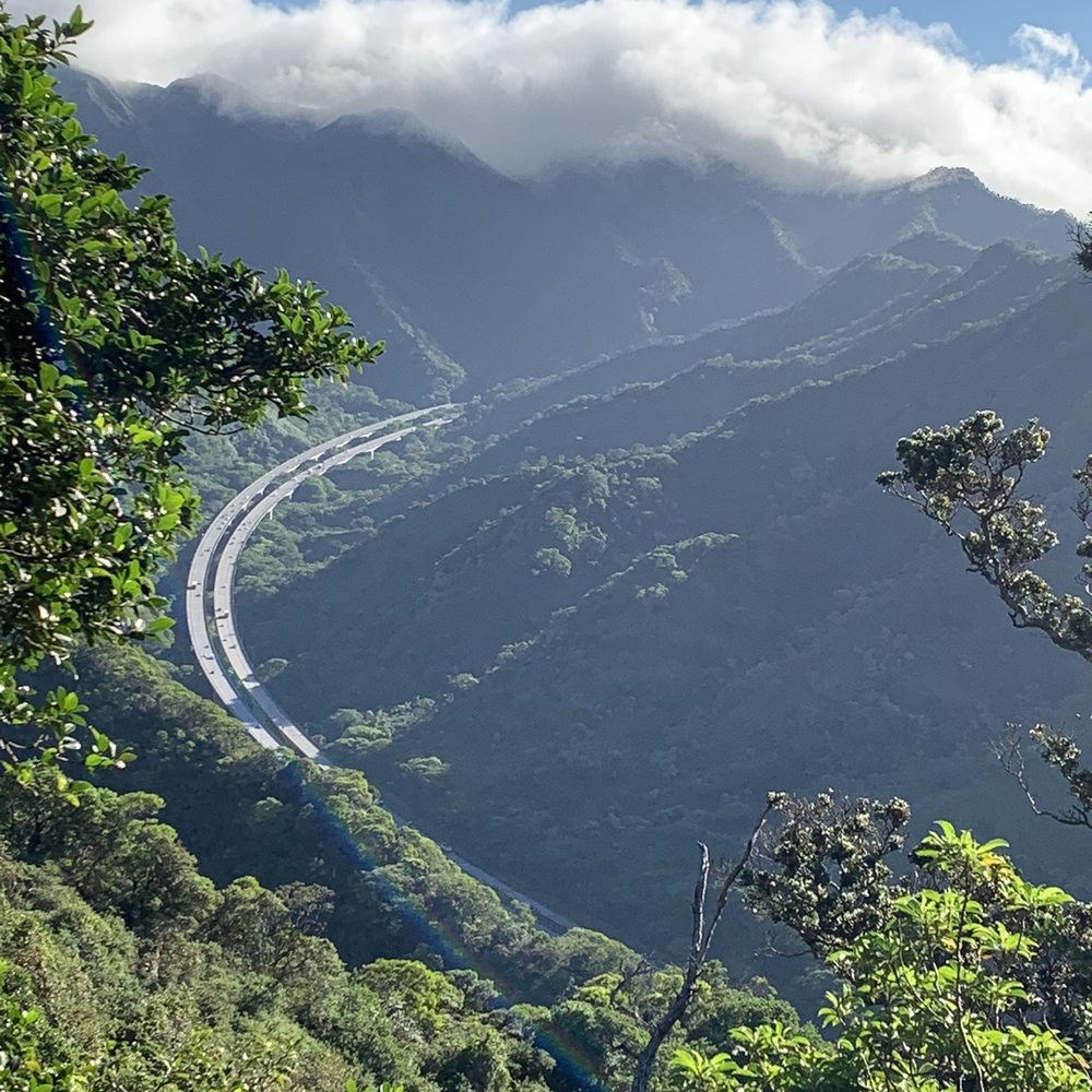 Aiea Loop Trail - Overlook to the H3.  I could watch the clouds roll past for hours. - Hiking Near Me - Aiea, Hawaii