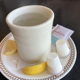 Hot tea set up Hot tea set up