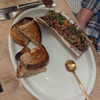 Wormwood - Bone marrow wagyu tartare - French Near Me - San Diego, California Wormwood - Bone marrow wagyu tartare - French Near Me - San Diego, California
