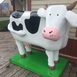 Cow statue outside Cow statue outside