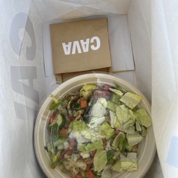 CAVA - Greens and Grains Bowl with Veggies - Mediterranean Near Me - Seminole, Florida
