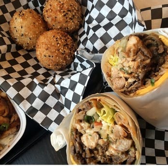 Bom Bom Grill - Teriyaki burrito and kookoo balls. - Asian Fusion Near Me - Bellflower, California Bom Bom Grill - Teriyaki burrito and kookoo balls. - Asian Fusion Near Me - Bellflower, California