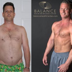 Balance Health and Wellness Centers - Balance Health client, Michael before and after.