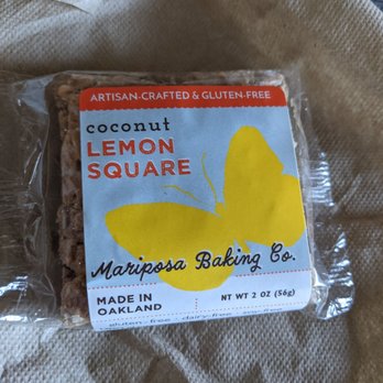 Mariposa Baking - Coconut lemon square, shelter in place - Bakeries Near Me - San Francisco, California Mariposa Baking - Coconut lemon square, shelter in place - Bakeries Near Me - San Francisco, California