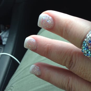 Classy Nails & Spa - It's hard to see because of the glitter but there r clumps on the sides. - Nail Salons Near Me - Allen, Texas Classy Nails & Spa - It's hard to see because of the glitter but there r clumps on the sides. - Nail Salons Near Me - Allen, Texas