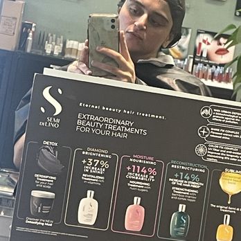Aahsome Salon & Permanent Makeup - during the coloring process - Hair Salons Near Me - Rancho Cucamonga, California