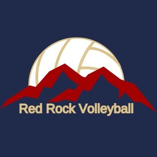 Red Rock Volleyball Logo