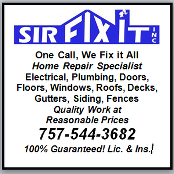 Sir Fix It - General Contractors Near Me - Hampton, Virginia Sir Fix It - General Contractors Near Me - Hampton, Virginia