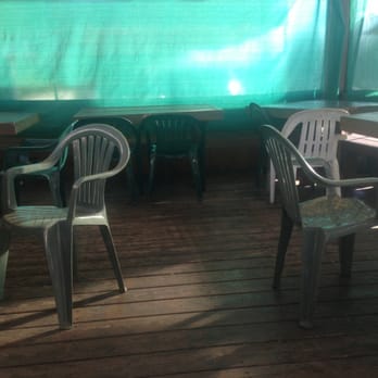 Village Taco Mexican Food - Small outdoor seating area - I take my food to go instead - Mexican Near Me - Fallbrook, California