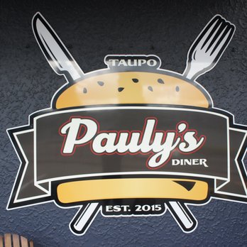 Pauly's Diner - Logo - Burgers Near Me - Taupo, WKO