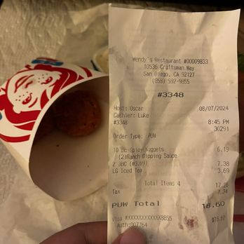 Wendy's - Fast Food Near Me - San Diego, California