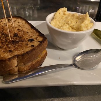 The Big Easy - fried green tomato and pimento cheese sandwich with gouda grits - Cajun/Creole Near Me - Raleigh, North Carolina The Big Easy - fried green tomato and pimento cheese sandwich with gouda grits - Cajun/Creole Near Me - Raleigh, North Carolina