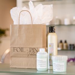 Foil + Pin Parlour - Davines products we sell in our store