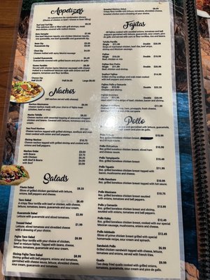 Menu photo 4 Tafolla Mexican Grill Searcy, AR