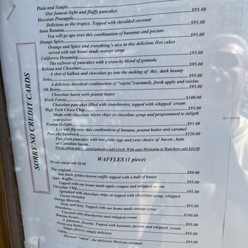 The Pancake House - Menu - Desserts Near Me - Puerto Vallarta, JAL