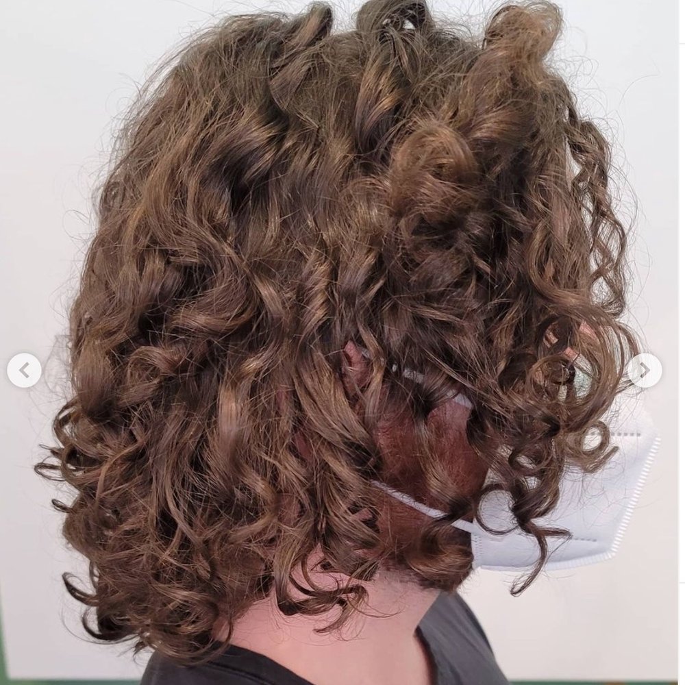 (1/3) Before - curly cut with Jennah (1/3) Before - curly cut with Jennah