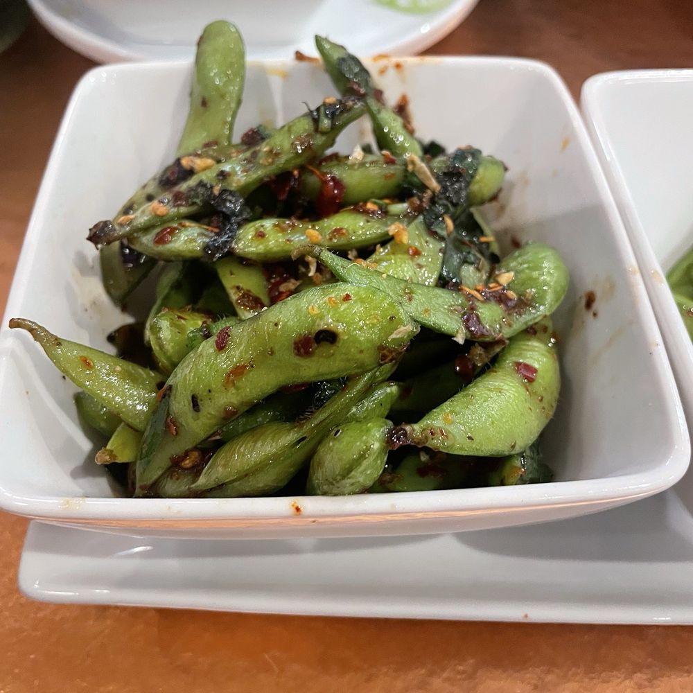 Spicy edamame Spicy edamame