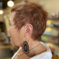 Park Salon - Red pixie.