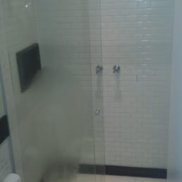 Mediocre water pressure, 2 hairs that were not my own on the shower floor.