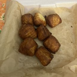 These are beignets no powered sugar, no ice cream just fried dough. Epic disappointment!!! Never again! These are beignets no powered sugar, no ice cream just fried dough. Epic disappointment!!! Never again!