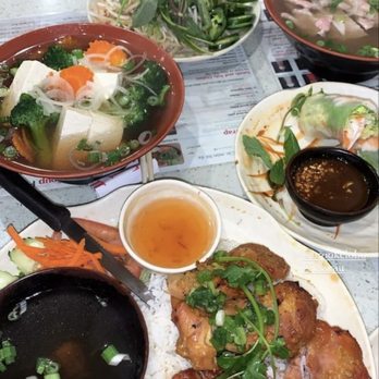 PhoTasia - tofu and vegetable pho, think sliced steak pho & one of their chicken plates! - Vietnamese Near Me - Irvine, California PhoTasia - tofu and vegetable pho, think sliced steak pho & one of their chicken plates! - Vietnamese Near Me - Irvine, California