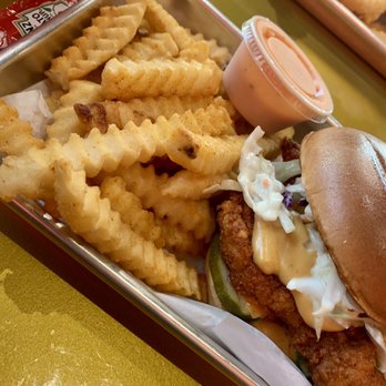 Houston TX Hot Chicken - Cheesy Hot Chicken Sandwich Meal - Chicken Shop Near Me - Houston, Texas Houston TX Hot Chicken - Cheesy Hot Chicken Sandwich Meal - Chicken Shop Near Me - Houston, Texas