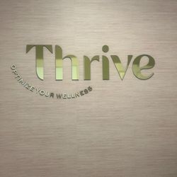 Thrive - Reception sign