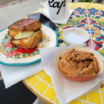 Gitana Cafe - Bacon egg cheese biscuit, Farmshop apple galette - Cafes Near Me - Hermosa Beach, California