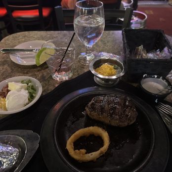 Beef 'N Bottle - Steak and potato with the fixings on side - Steakhouses Near Me - Charlotte, North Carolina