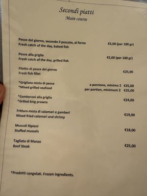 Menu photo 2 Trattoria dal Billy Manarola, SP
