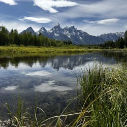 Schwabacher Landing - Teton range and the Snake River