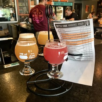 Bottle Logic Brewing - First visit. First flight. #CraigCABeerTravels - Breweries Near Me - Anaheim, California