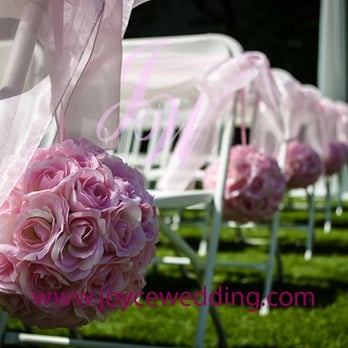 Joyce Wedding Services - Pink flower balls - Wedding Planning Near Me - Richmond Hill, Ontario