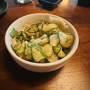 TenTen - Cucumber Sunomono - Japanese Near Me - Austin, Texas TenTen - Cucumber Sunomono - Japanese Near Me - Austin, Texas